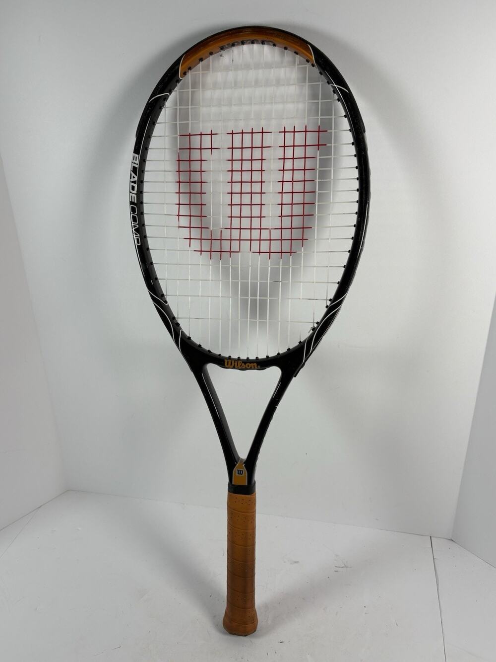 Wilson Blade Comp Tennis Racquet Black Orange Constant Beam Strung Adult Racket